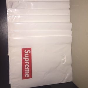 8 supreme regular sized plastic bags